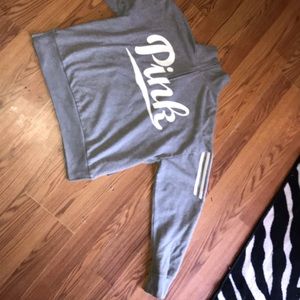 Victoria’s seceret pink half zip hoodie